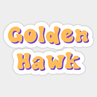 Golden Hawk Sticker